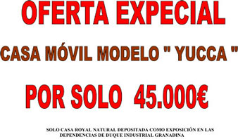 Oferta Especial Modelo "Yucca"